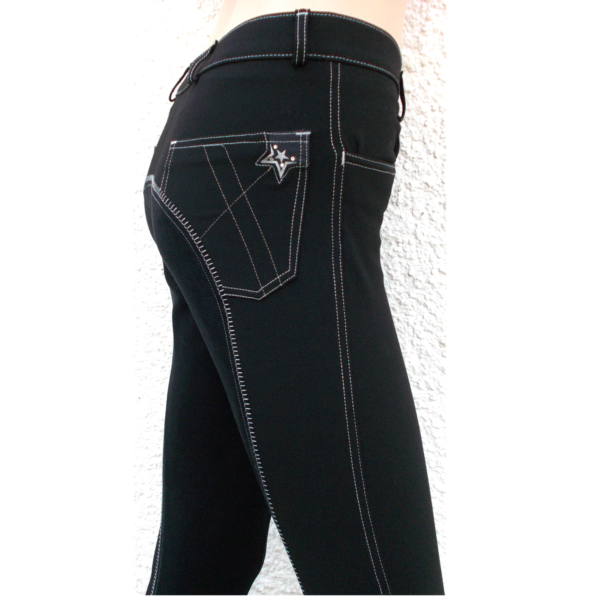 Easy Rider Reithose Trixy Full, schwarz